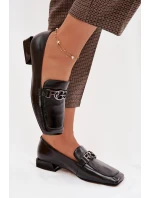 Kožené dámské mokasíny s ozdobným detailem D&A CR61-3125 Béžové