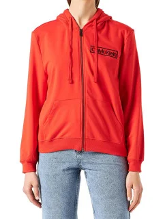 Dámská mikina s kapucí QS6801E-XM9 - Calvin Klein