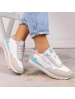 Dámské sportovní boty LL274515 Bílá mix barev - Big Star