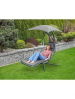 HOUPAČKA LISBON SE SLUNEČNÍKEM TMAVĚ ŠEDÁ