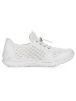 Pohodlná polobotka Rieker W L3254-80 bílá