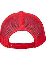 Flexfit 6606CF 6 panelová Trucker kšiltovka 55.06CF red/white/red