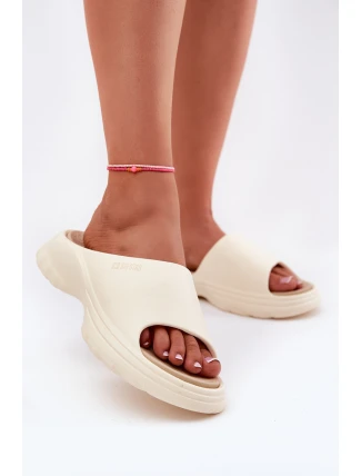 Dámské Pěnové Sandály Big Star RR274A579 Béžové