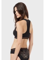 Sportovní podprsenka 164212 9A232 00020 černá - Emporio Armani