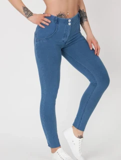 Dámské džíny - Mid Waist Light Blue - BST-JMWLB - Boost Jeans