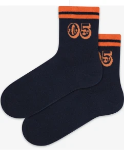 CHLAPECKÉ VZOROVANÉ PONOŽKY 6-11 LET W,023