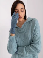 Rukavice AT RK 239507.94P šedomodrá Rukavice AT RK 239507.94P šedomodrá