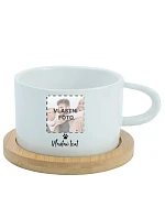 Personalizovaný keramický hrníček "MAKRONKA" s fotkou mazlíčka a textem Personalizovaný keramický hrníček "MAKRONKA" s fotkou mazlíčka a textem