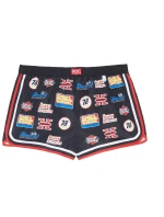 Pánské koupací kraťasy - 00S0L6-0NDAC-900 - černá/potisk - Diesel Pánské koupací kraťasy - 00S0L6-0NDAC-900 - černá/potisk - Diesel