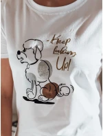 Dámské tričko LUMIFIT Pudl bílá FashionStreet RY2738 Dámské tričko LUMIFIT Pudl bílá FashionStreet RY2738
