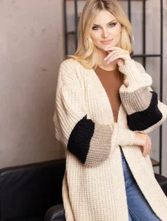 Svetr na zapínání  model 188773 PeeKaBoo