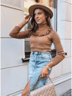 Dámský svetr NOAH hnědý FashionStreet MY1409