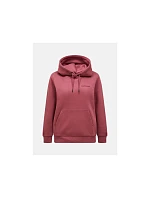 Dámská mikina PEAK PERFORMANCE W Original Small Logo Hood, červená