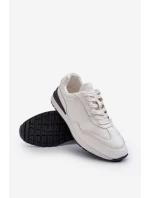 Mužské kožené tenisky BIG STAR NN174288 bílé