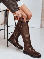 FashionStreet hnědé dámské boty ZY1329 FashionStreet hnědé dámské boty ZY1329