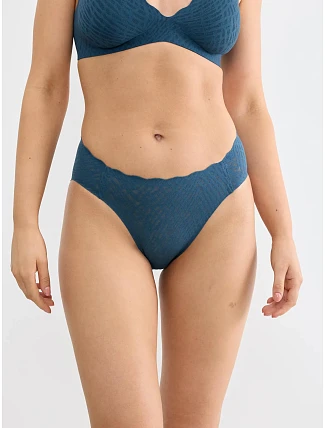 sloggi ZERO Feel Bliss High leg - Smoky Blue - SLOGGI Smoky Blue - SLOGGI sloggi ZERO Feel Bliss High leg - Smoky Blue - SLOGGI Smoky Blue - SLOGGI