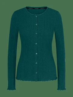 Versatile Rib Cardigan LSL - Green - TRIUMPH Green - TRIUMPH