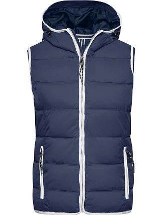 Daiber JN 1075 Dámská vesta "Maritim" 02.1075 navy/white Daiber JN 1075 Dámská vesta "Maritim" 02.1075 navy/white