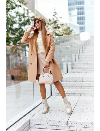 Kotníkové Ploché Workery Boty Béžové Rozelle