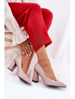 Elegantní Lodičky Na Podpatku Vinceza 62224 Růžové