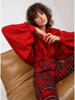 Košile DHJ KS 15257.53P tmavě červená