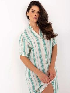 Šaty TW SK BI 2451.84 bílá zelená