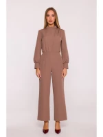 M879 Kombinéza se stojáčkem - mocca M879 Kombinéza se stojáčkem - mocca