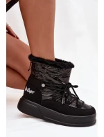 Dámské sněhule na platformě Lee Cooper – černé