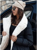 Dámská zimní bunda BALLMODA dlouhá s kožešinou černá FashionStreet TY4586