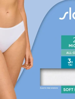 sloggi 24/7 Microfibre Tai C3P - WHITE - SLOGGI WHITE - SLOGGI