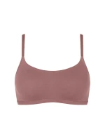 Dámský top GO Daily Cotton Top - BROWN - sv. hnědý 1141 - SLOGGI Dámský top GO Daily Cotton Top - BROWN - sv. hnědý 1141 - SLOGGI