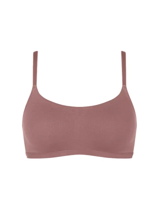 Dámský top GO Daily Cotton Top - BROWN - sv. hnědý 1141 - SLOGGI Dámský top GO Daily Cotton Top - BROWN - sv. hnědý 1141 - SLOGGI