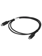 Kabel Lanberg CA-CMCM-10CU-0010-BK (USB Type C - USB Type C ; 1m; barva černá)