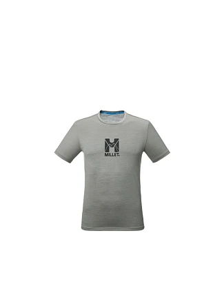 Pánské tričko MILLET Ubic Wool Ts Ss M, šedé Pánské tričko MILLET Ubic Wool Ts Ss M, šedé