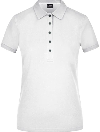 Daiber JN 707 Dámské pima piqué polo 02.0707 white Daiber JN 707 Dámské pima piqué polo 02.0707 white
