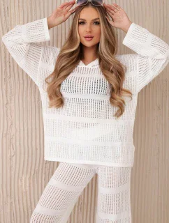 Prolamovaná sada Rayon bílý