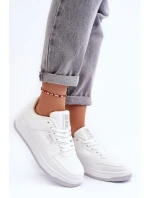 Dámské Sportovní Boty Sneakersy Big Star MM274354 Bílé Dámské Sportovní Boty Sneakersy Big Star MM274354 Bílé