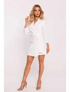 M796 Oblek s límečkem - ecru