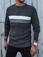 Pánský tmavě šedý svetr FashionStreet WX2210