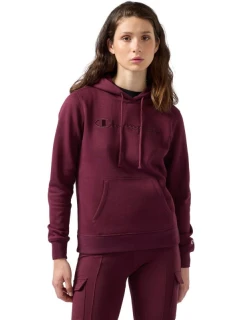 Dámská mikina s kapucí Champion bordó 118379 RS522