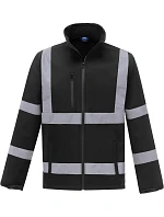 Yoko HVK 09 Hi-Vis softshellová bunda 79.VK09 black Yoko HVK 09 Hi-Vis softshellová bunda 79.VK09 black