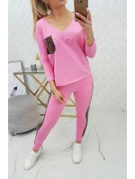 Leopardí sada světle růžová Leopardí sada světle růžová