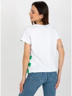 Halenka RV BZ 8741.93 bílá a zelená Halenka RV BZ 8741.93 bílá a zelená