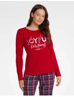 Dámské pyžamo Glance 40938-33X Červená - Henderson Ladies Dámské pyžamo Glance 40938-33X Červená - Henderson Ladies