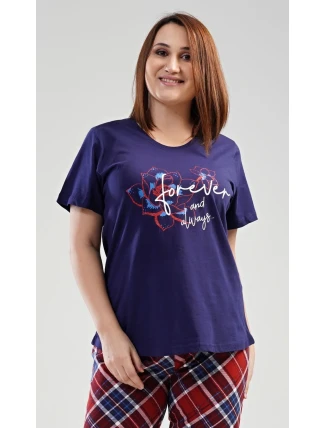 Dámské pyžamo kapri Forever Dámské pyžamo kapri Forever