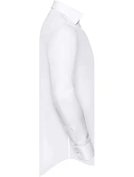 Russell Athletic 964M Kontrastní košile s dl. rukávem vzor rybí kost 11.964M white/silver/convoy grey Russell Athletic 964M Kontrastní košile s dl. rukávem vzor rybí kost 11.964M white/silver/convoy grey