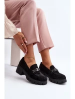 Mokasíny na masivním podpatku černé Eriella Mokasíny na masivním podpatku černé Eriella