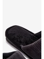 Pánské nazouváky s nášivkou Presine – černé