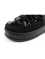 Lee Cooper dámská sportovní obuv zimní trekingová zateplená lakovaná dámské