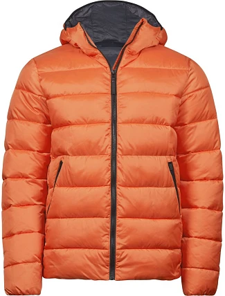 Tee Jays TJ 9646 Lehká pánská prošívaná bunda s kapucí 18.9646 dusty orange Tee Jays TJ 9646 Lehká pánská prošívaná bunda s kapucí 18.9646 dusty orange